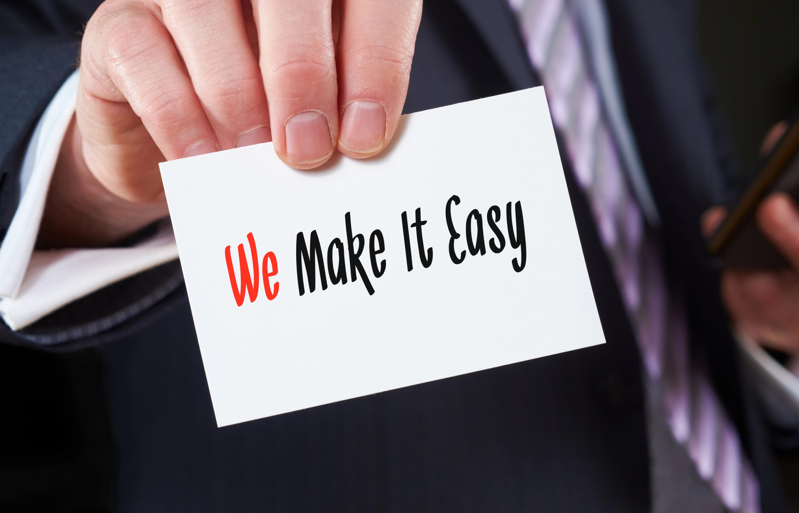 we make it easy